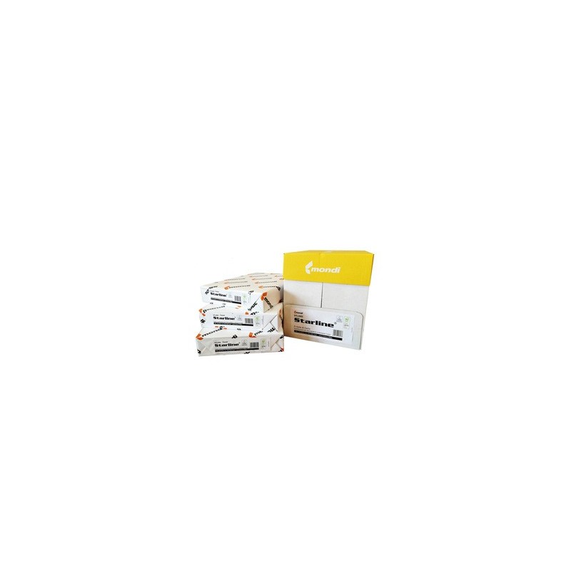 Carta da fotocopie A4 80gr 500Fg Bianca STARLINE (drop max 25 risme)(Conf.5)