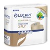 Carta igienica EcoNatural 4.3 Plastic Free - 270 strappi - Lucart - pacco 4 rotoli - 91431