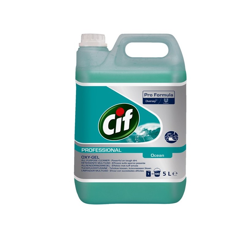 Gel Oxy - per pavimenti - 5 lt - Cif - 95460