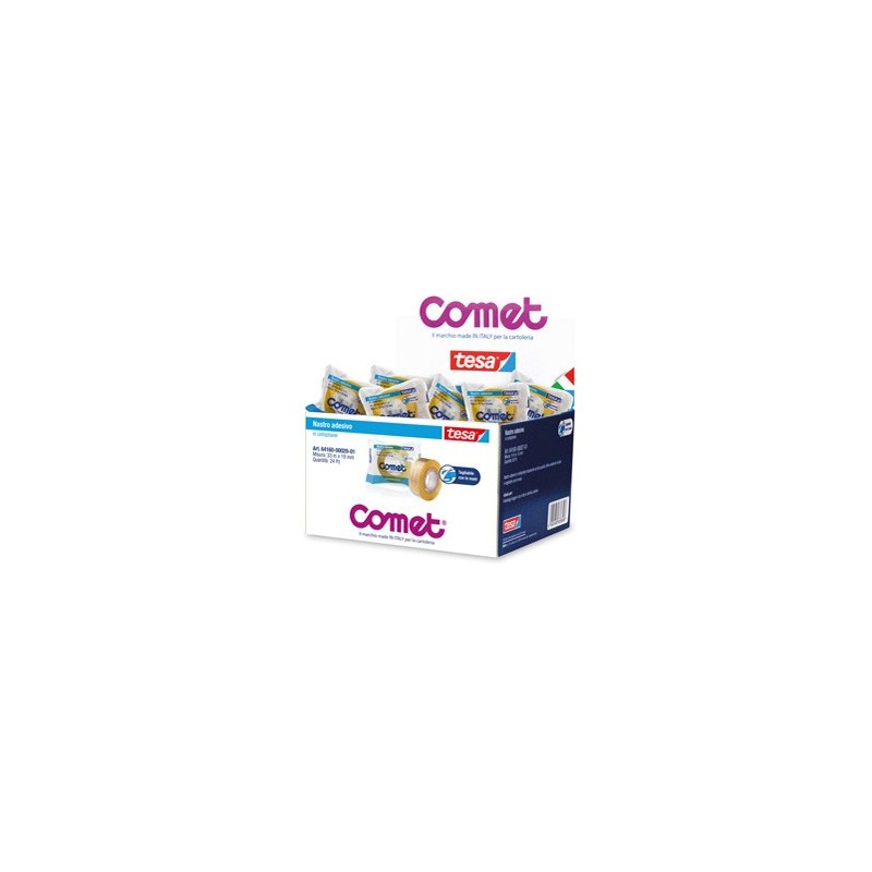 NASTRO ADESIVO 33MTX19MM CELLO 64-160 COMET(Conf.24)